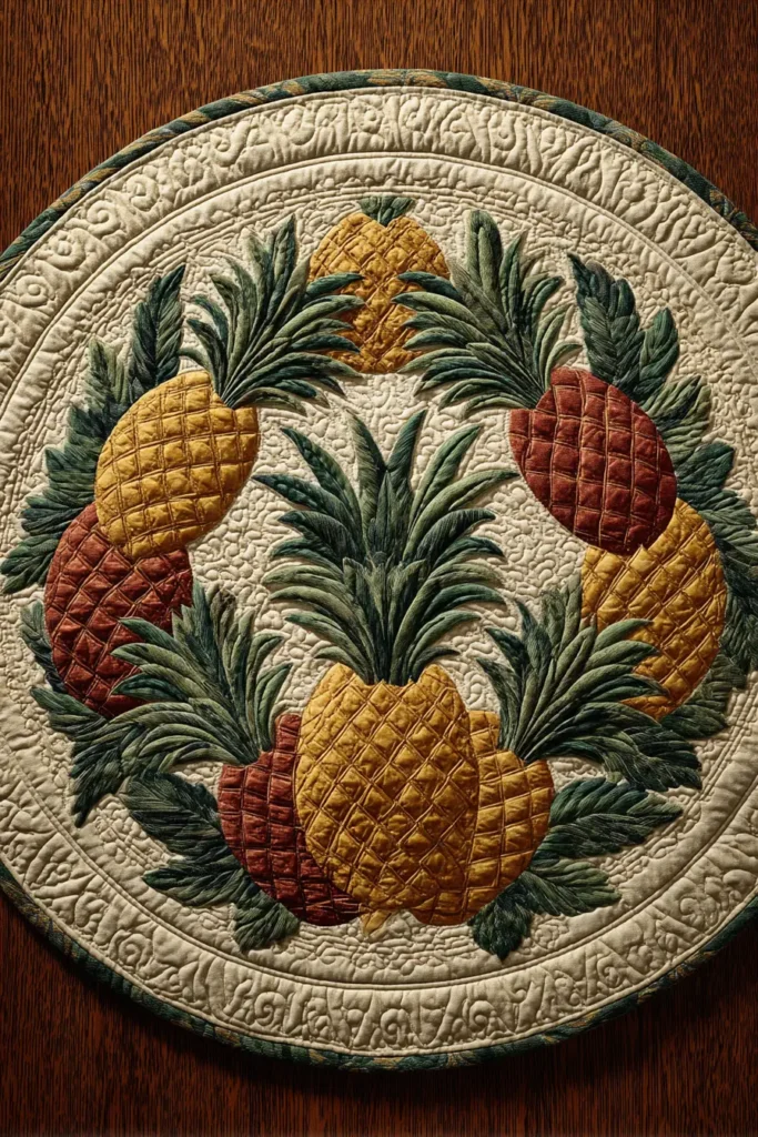 Hawaiian Pineapple Quilt Ideas for Warmth and Hospitality