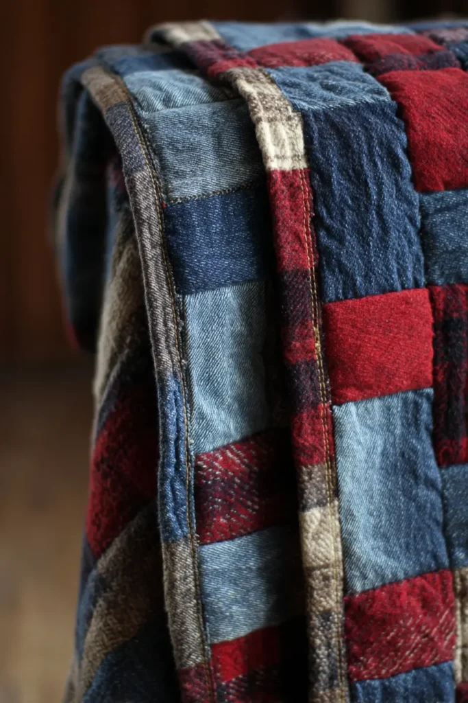 Heavyweight Denim and Flannel Utility Quilts for Cold Climates