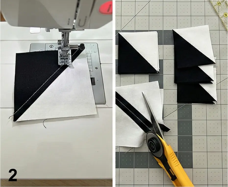 Houndstooth Inspired Quilt for Cozy Table Runners