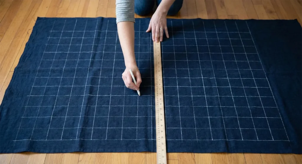 Indigo Dyed Japanese Quilt Bed Covers for Calm Sleeping Spaces