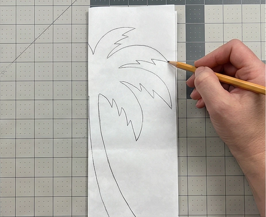 Island Sunset Hawaiian Quilt Design for Wall Hangings