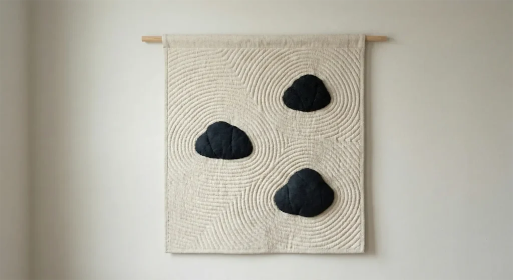 Japanese Garden Inspired Quilts for Wall Decor and Serenity