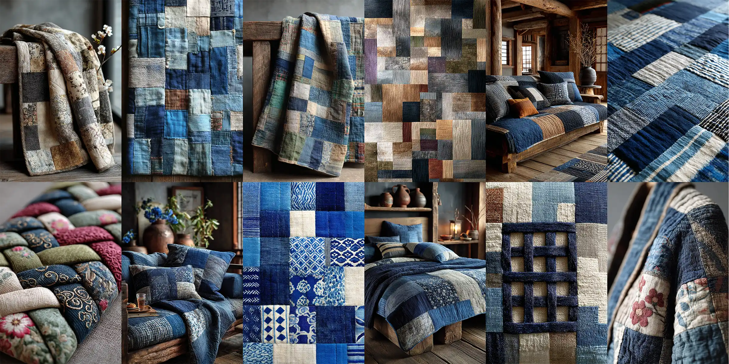 Japanese Patchwork Quilt Ideas - Elegant Patchwork for Cozy and Stylish Home Decor