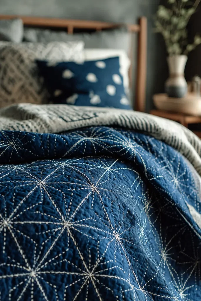 Japanese Sashiko Stitching Quilt Patterns