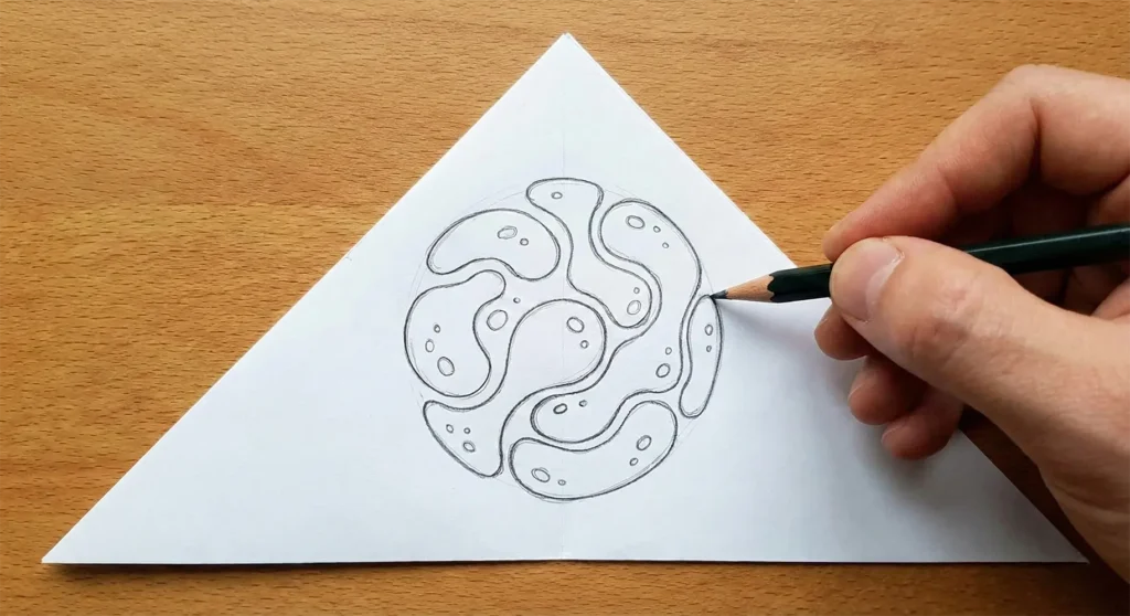 Lava Rock Hawaiian Quilt Pattern for Floor Quilts