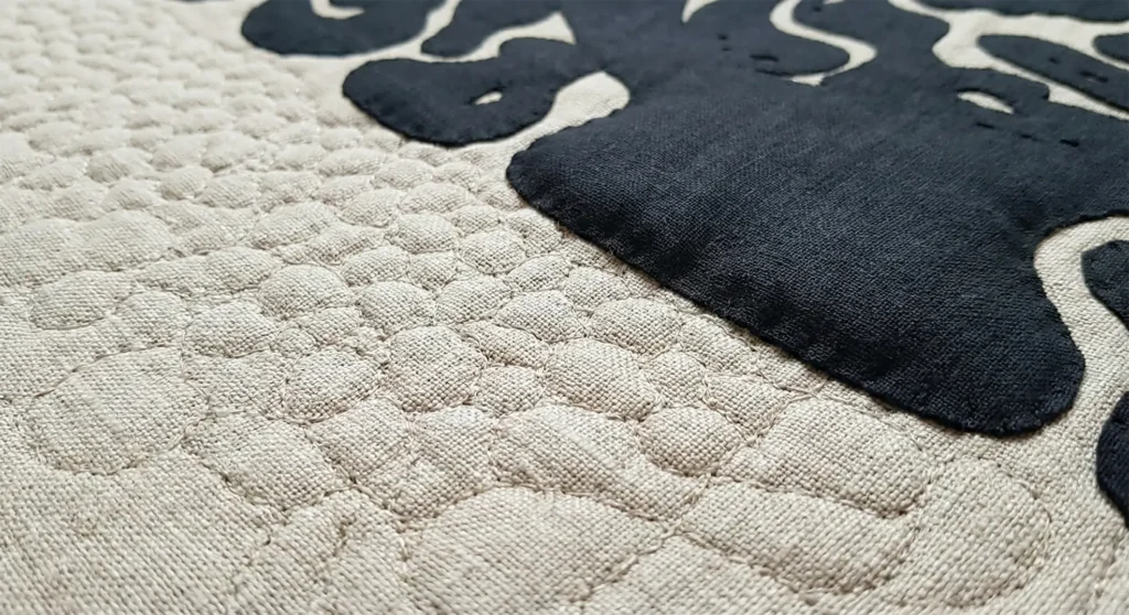 Lava Rock Hawaiian Quilt Pattern for Floor Quilts