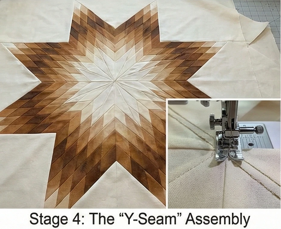 Luxurious Lone Star Quilt Designs for a Statement Bedspread