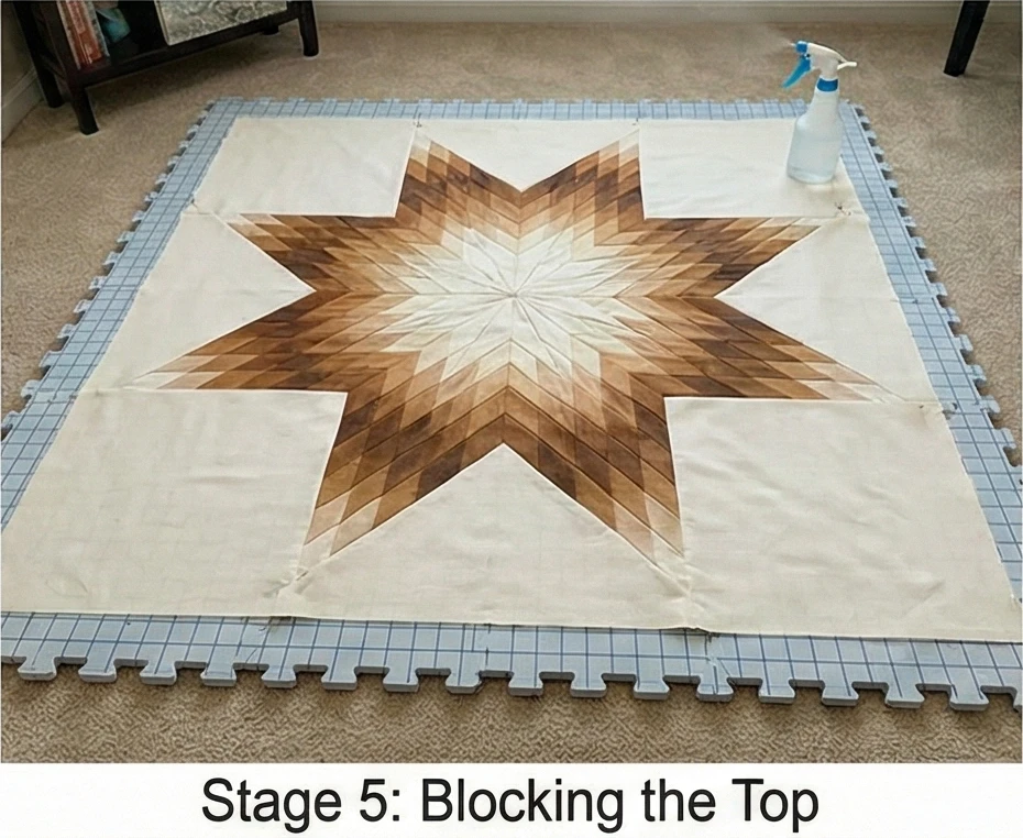 Luxurious Lone Star Quilt Designs for a Statement Bedspread