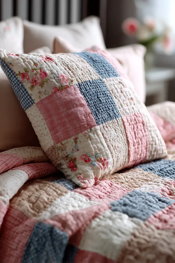 Matching Baby Quilt and Bed Sheet Pattern Ideas