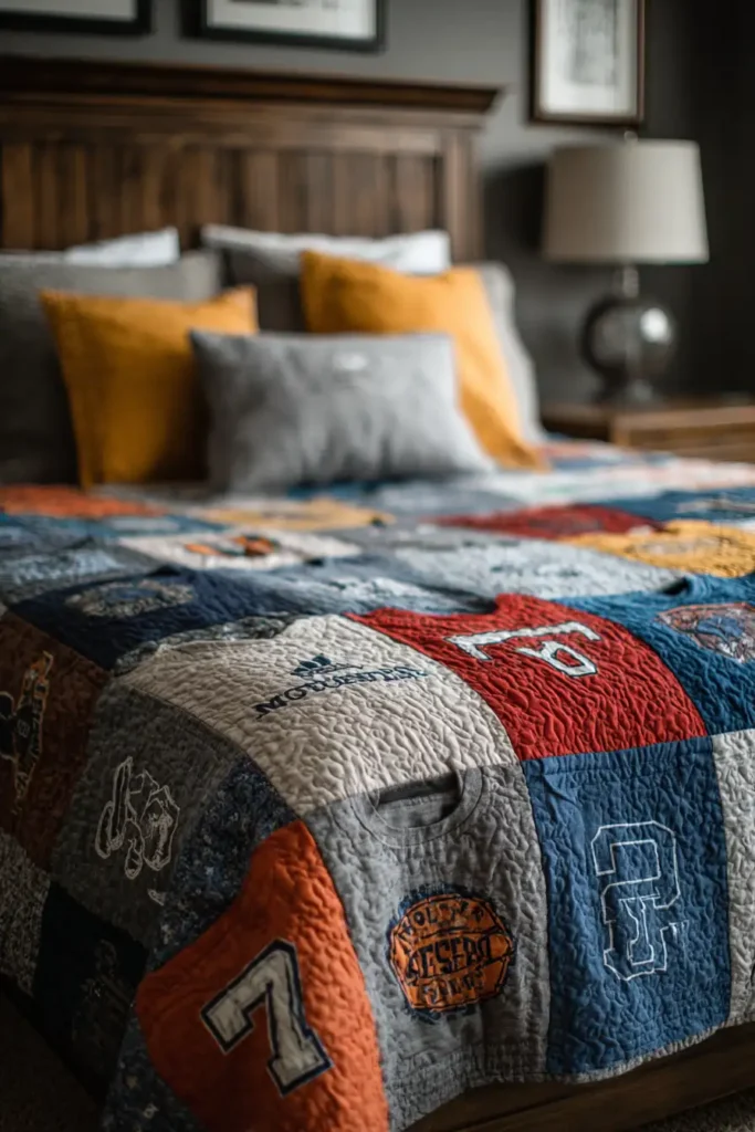 Memory T-Shirt Quilt Ideas - The Perfect Grandparent Gift