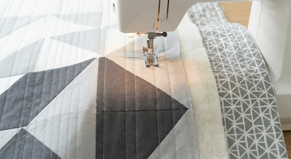 Minimalist Monochrome Scandinavian Quilt Patterns for Serene Bedrooms