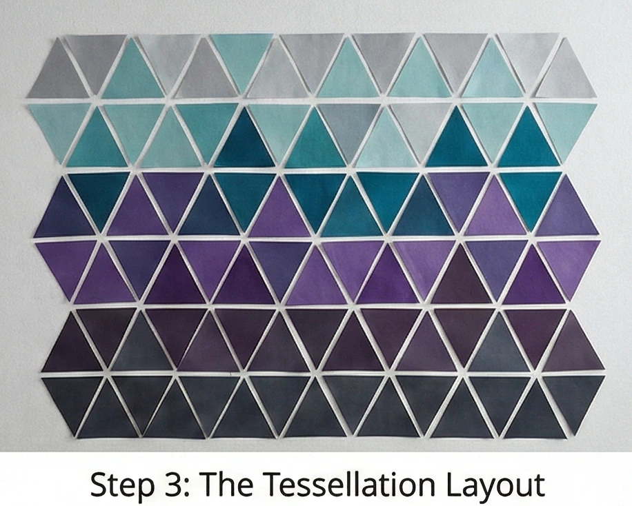 Modern Geometric Quilt Designs for a Stylish Teen Room