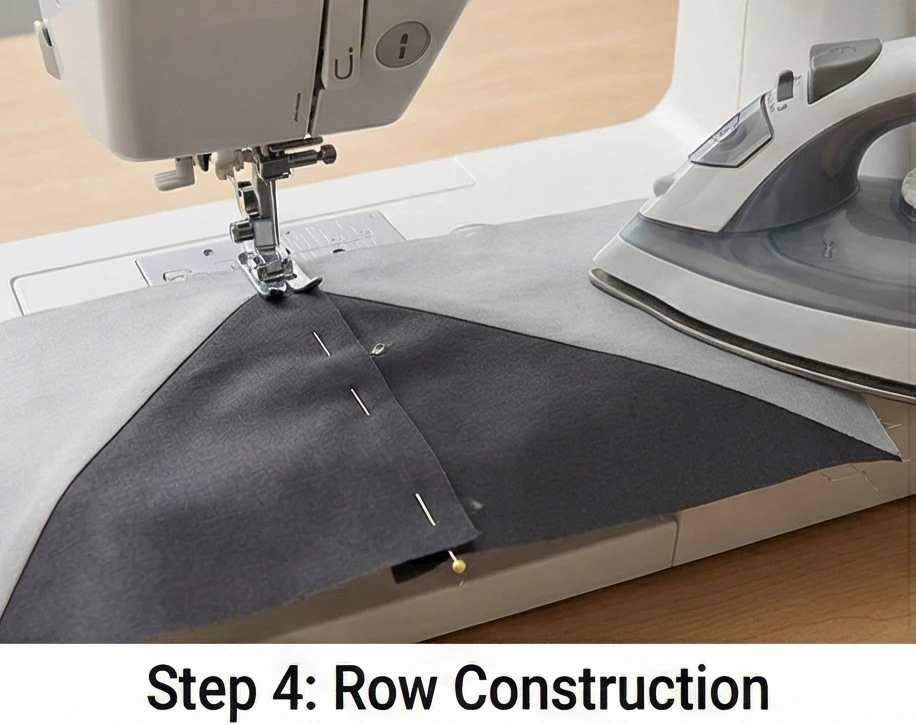 Modern Geometric Triangle Quilt Patterns for Teen Boys