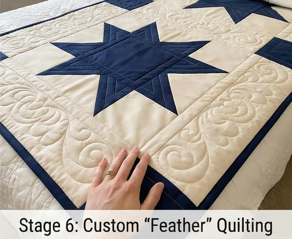 Modern Nordic Cross Quilt Ideas for Living Room Accents