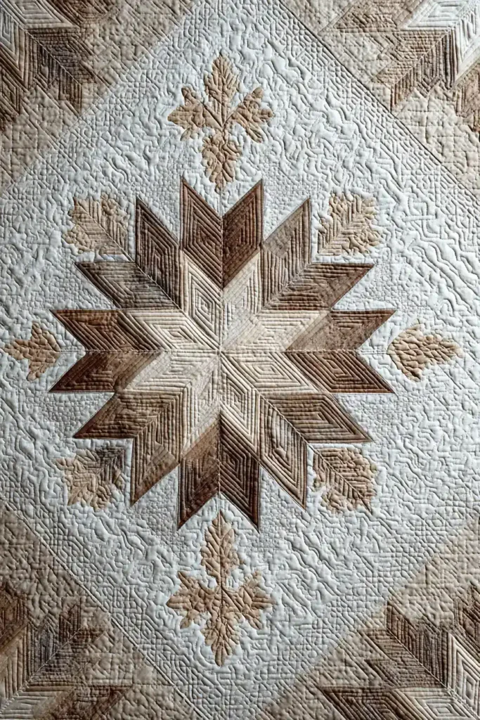 Modern Nordic Cross Quilt Ideas for Living Room Accents