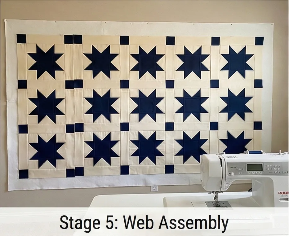 Modern Nordic Cross Quilt Ideas for Living Room Accents