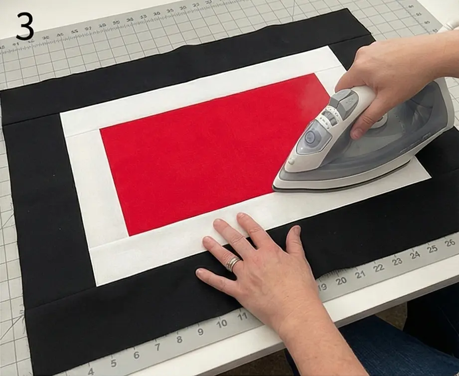 Modern Red, Black, and White Throw Quilts for Sectionals and Loveseats