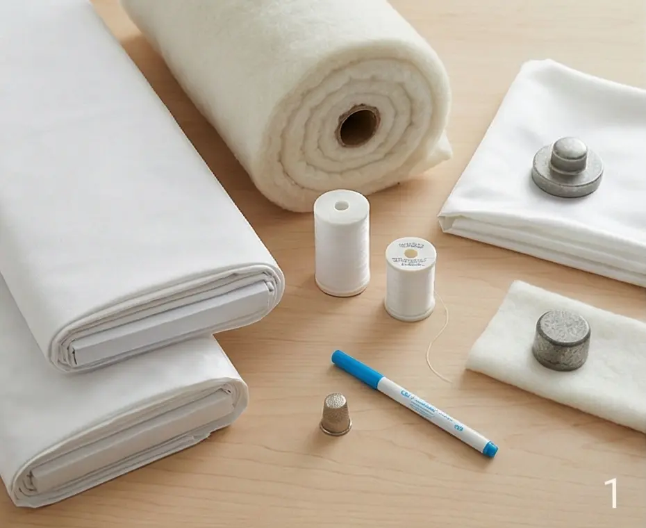 Monochromatic White-on-White Hawaiian Quilts for Subtle Elegance