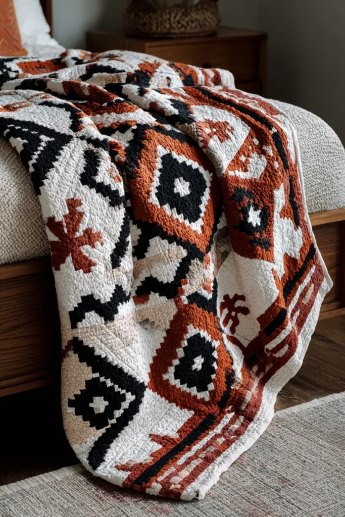 Moroccan Berber Quilt-Inspired Geometric Designs