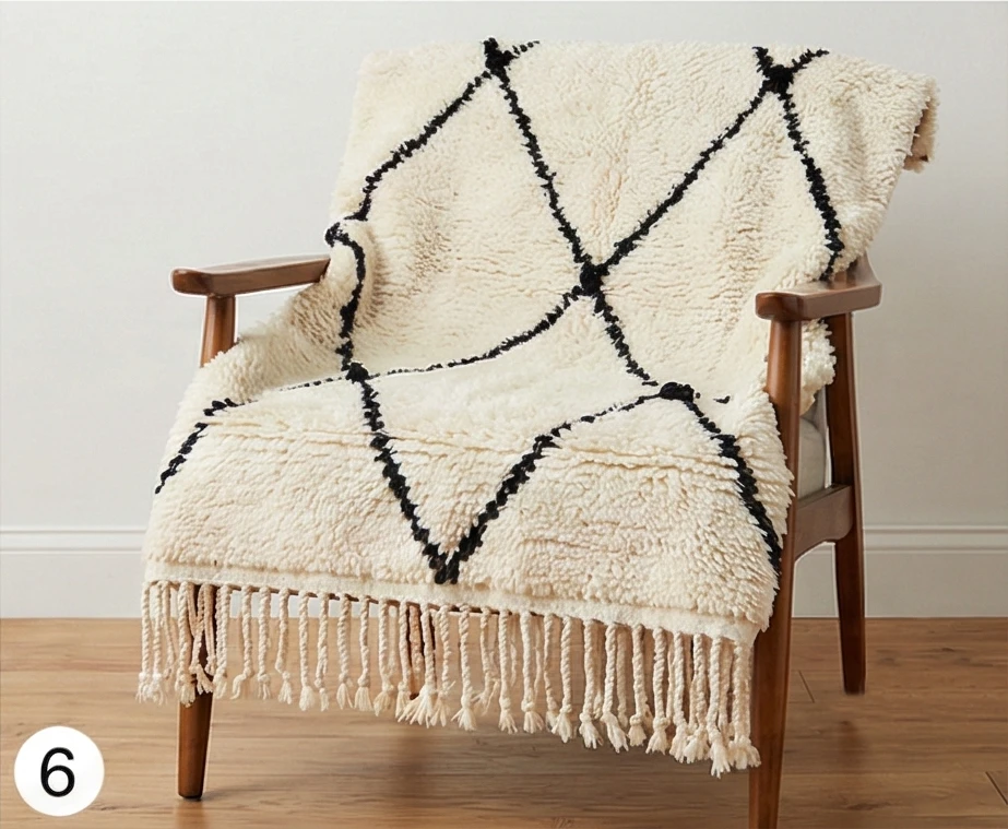 Moroccan Berber Quilt-Inspired Geometric Designs