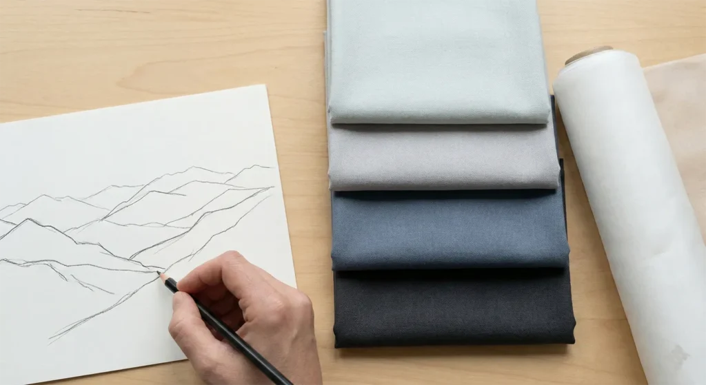 Mountains and Mist Quilt Patterns for Calming Wall Hangings