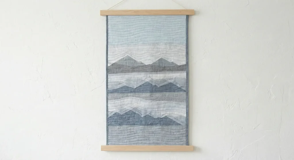 Mountains and Mist Quilt Patterns for Calming Wall Hangings