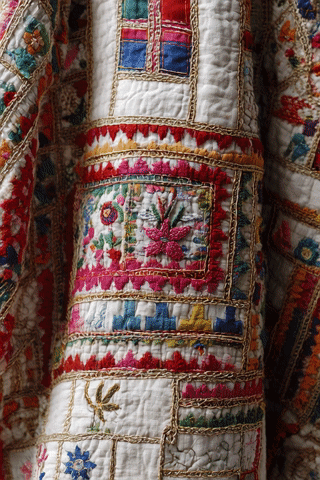 Nakshi Kantha Quilt Techniques and Patterns