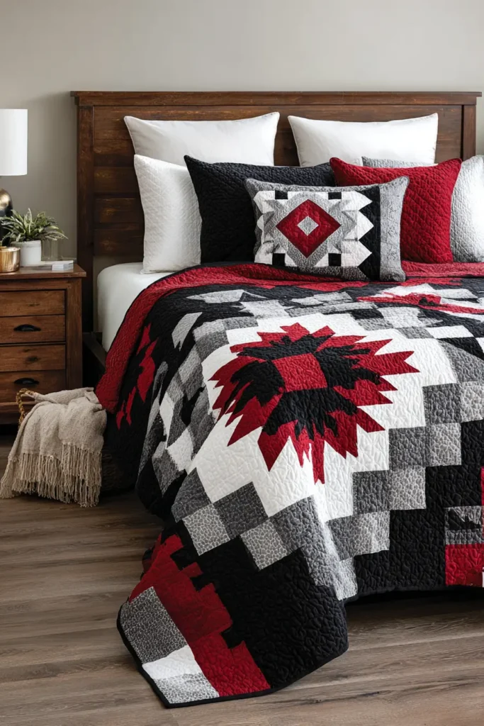 Navajo-Inspired Geometric Quilt Patterns