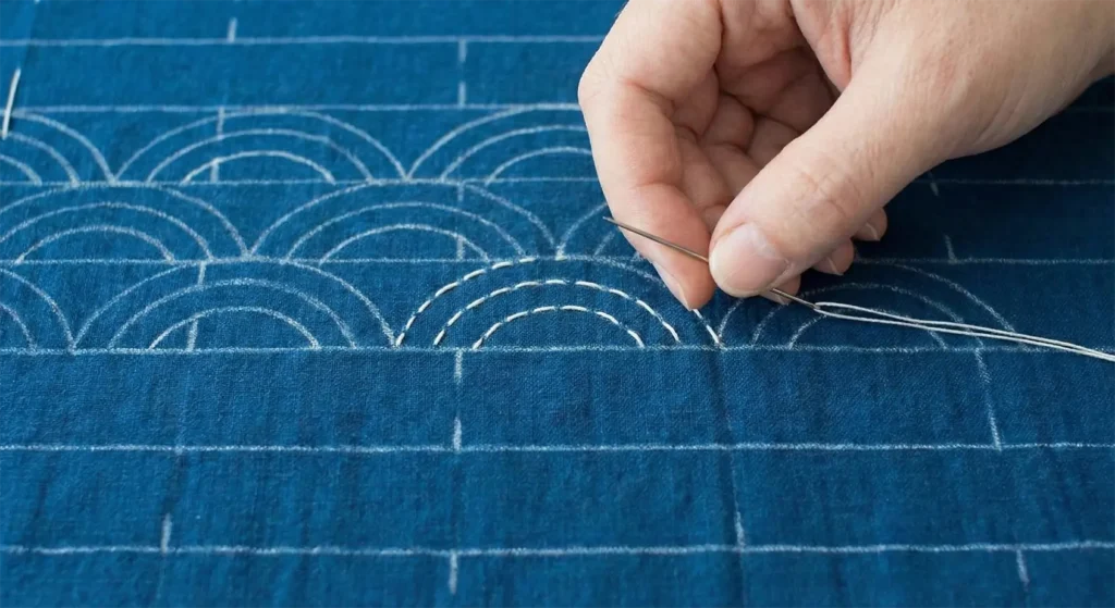 Ocean Wave Seigaiha Patterns for Relaxing Bedroom Decor