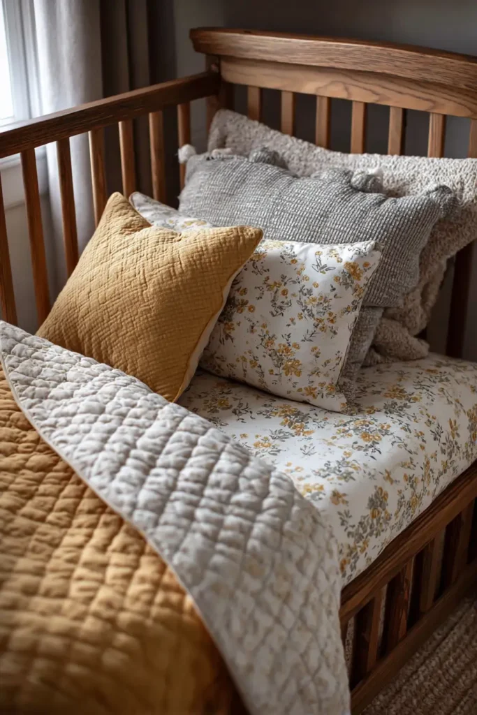 Organic Cotton Quilted Crib Sheets for Sensitive Skin
