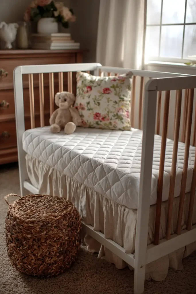 Organic Cotton Quilted Crib Sheets for Sensitive Skin