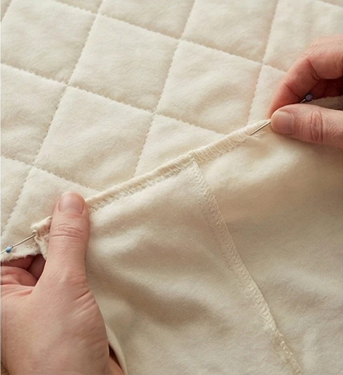 Organic Cotton Quilted Crib Sheets for Sensitive Skin