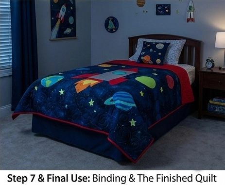 Outer Space and Rocket Ship Quilt Patterns for Future Astronauts