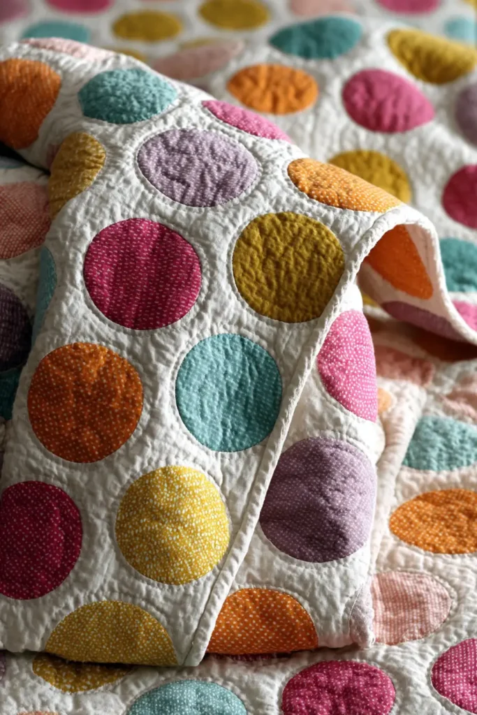 Polka Dot Quilt Patterns for Stylish Girls' Quilts