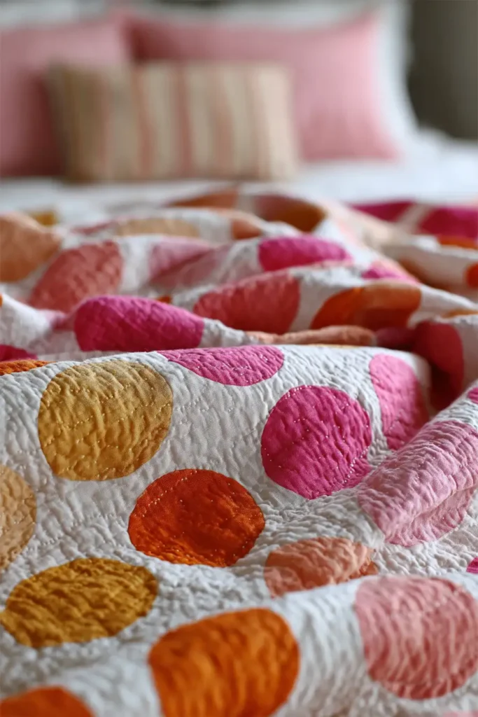 Polka Dot Quilt Patterns for Stylish Girls' Quilts