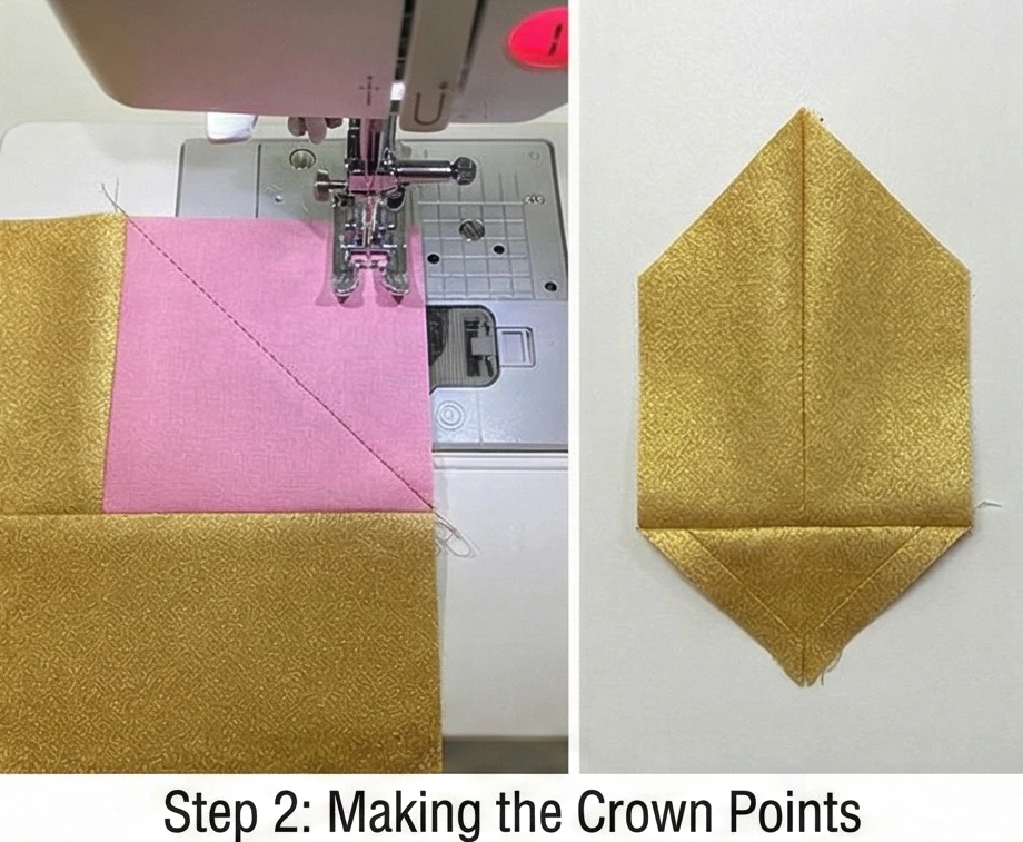 Princess Crown Quilt Designs for Stylish Girls' Bedding