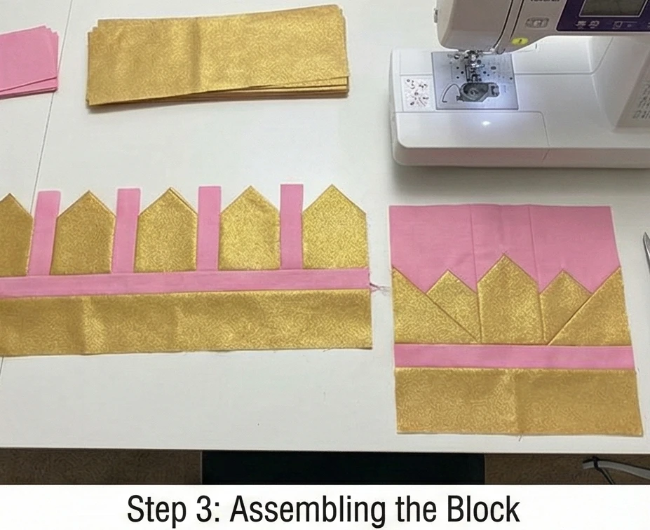 Princess Crown Quilt Designs for Stylish Girls' Bedding