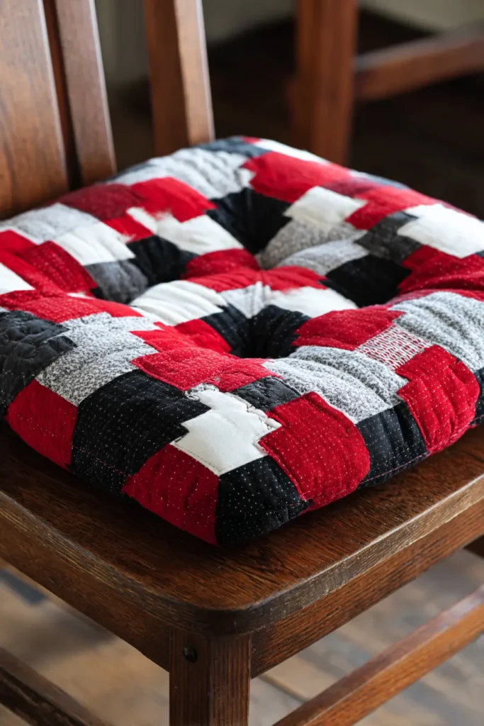 Quilted Chair Pads for Comfortable Dining Seating
