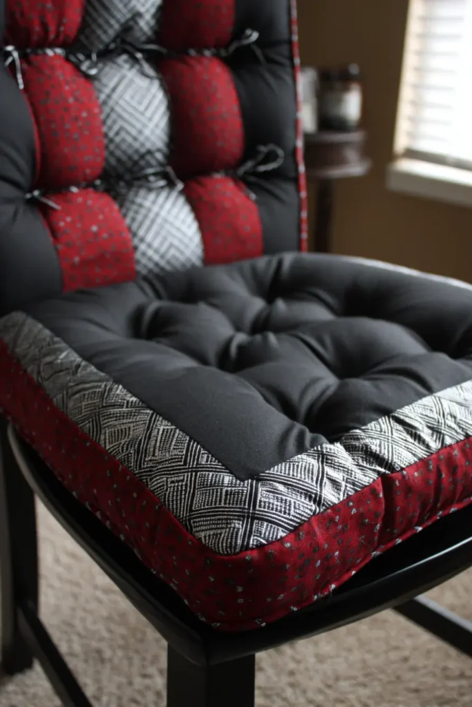 Quilted Chair Pads for Comfortable Dining Seating