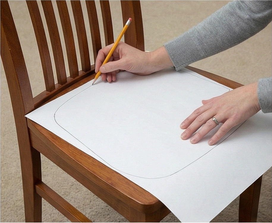 Quilted Chair Pads for Comfortable Dining Seating