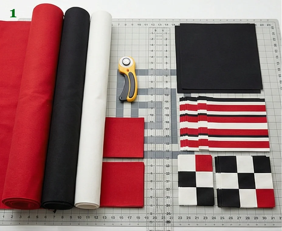 Quilted Floor Poufs and Ottomans for Flexible Seating