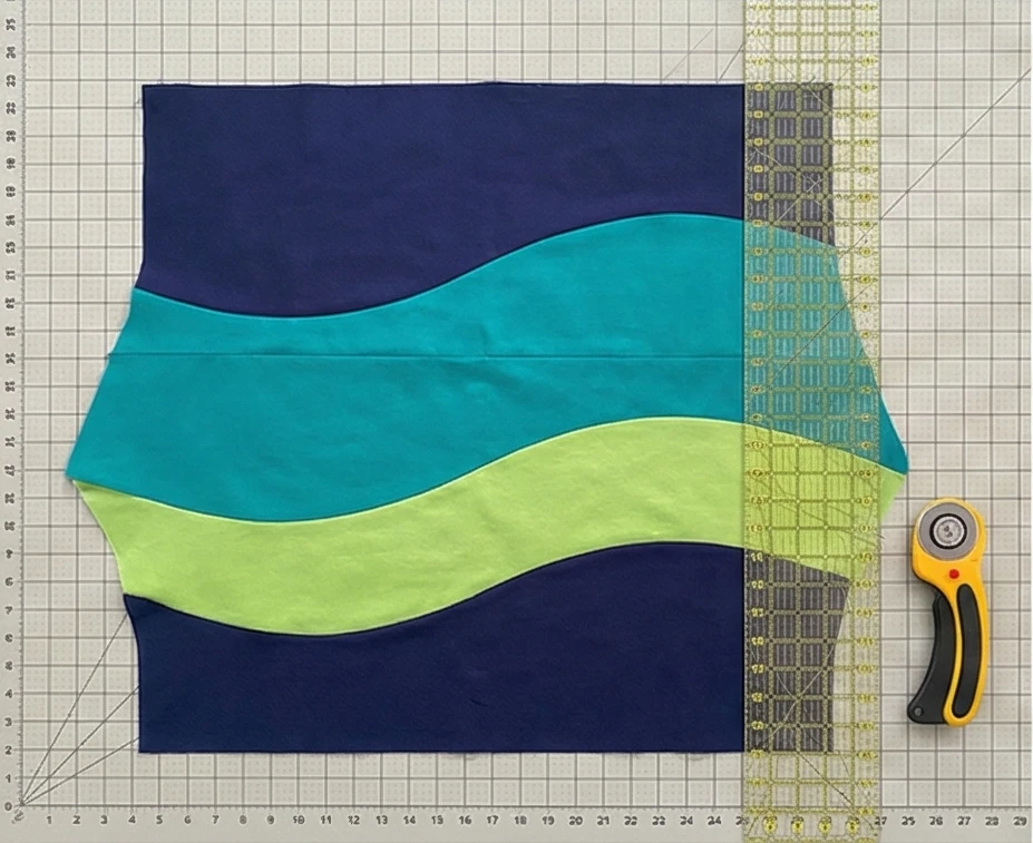 Quilted Wall Hangings with Abstract Nordic Landscapes