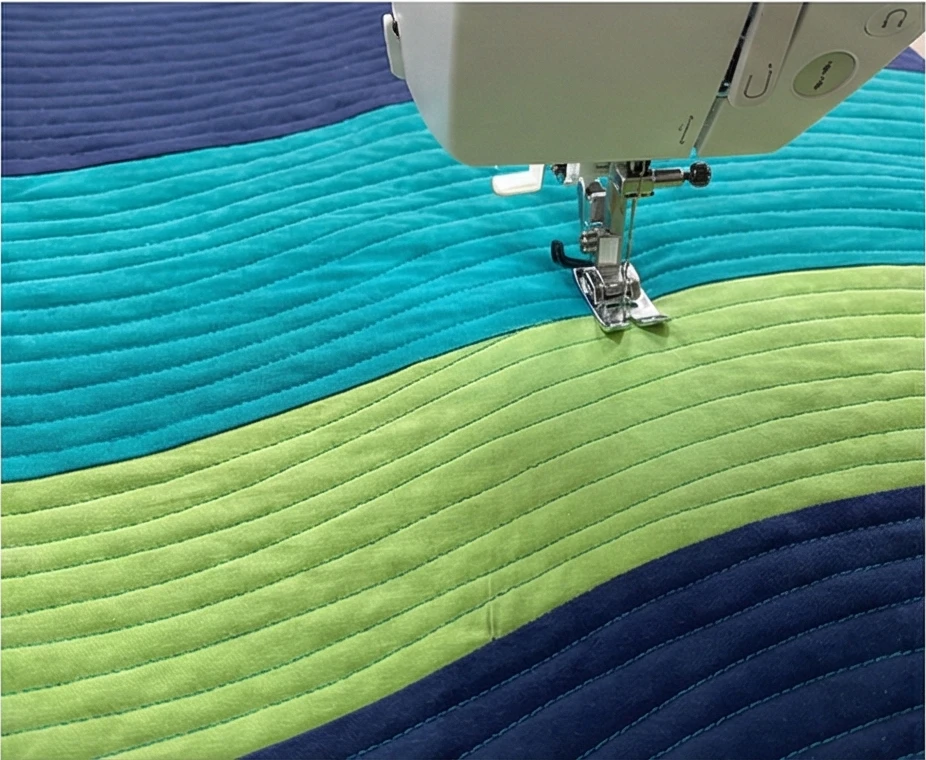 Quilted Wall Hangings with Abstract Nordic Landscapes