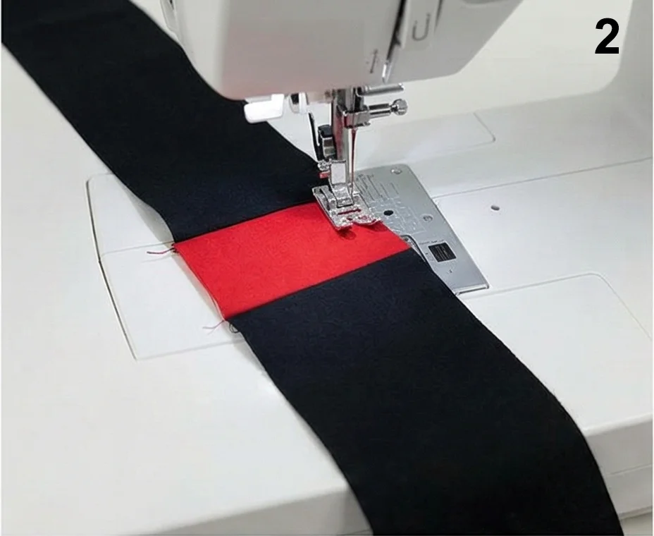 Red, Black, and White Stripe Quilts for Sleek Modern Sofas