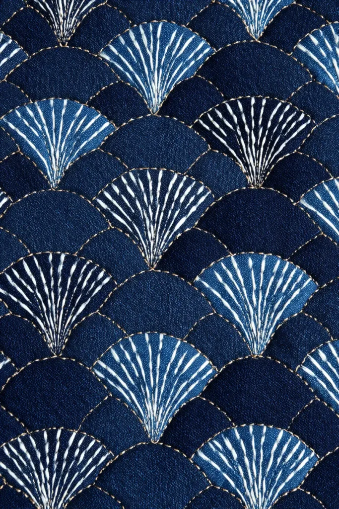 Refined Hishizashi Indigo Quilt Patterns for Elegant Table Runners