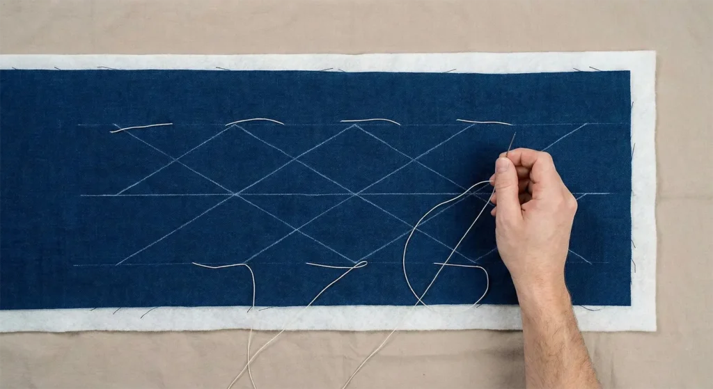Refined Hishizashi Indigo Quilt Patterns for Elegant Table Runners