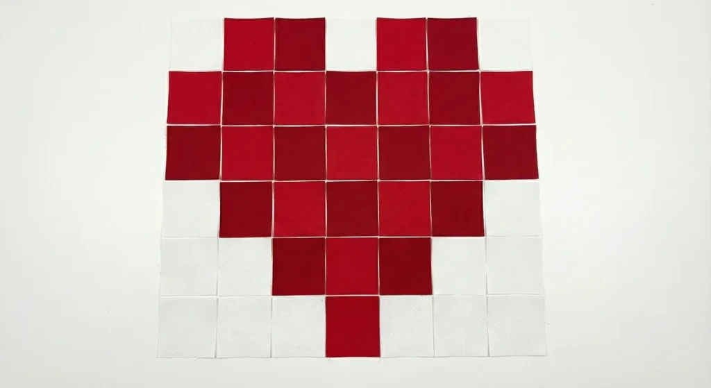 Romantic Red Heart Patchwork for Cozy Bedrooms