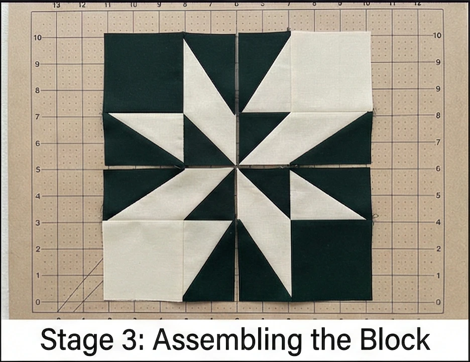 SElegant Hunter’s Star Bed Quilts for All-Season Warmth