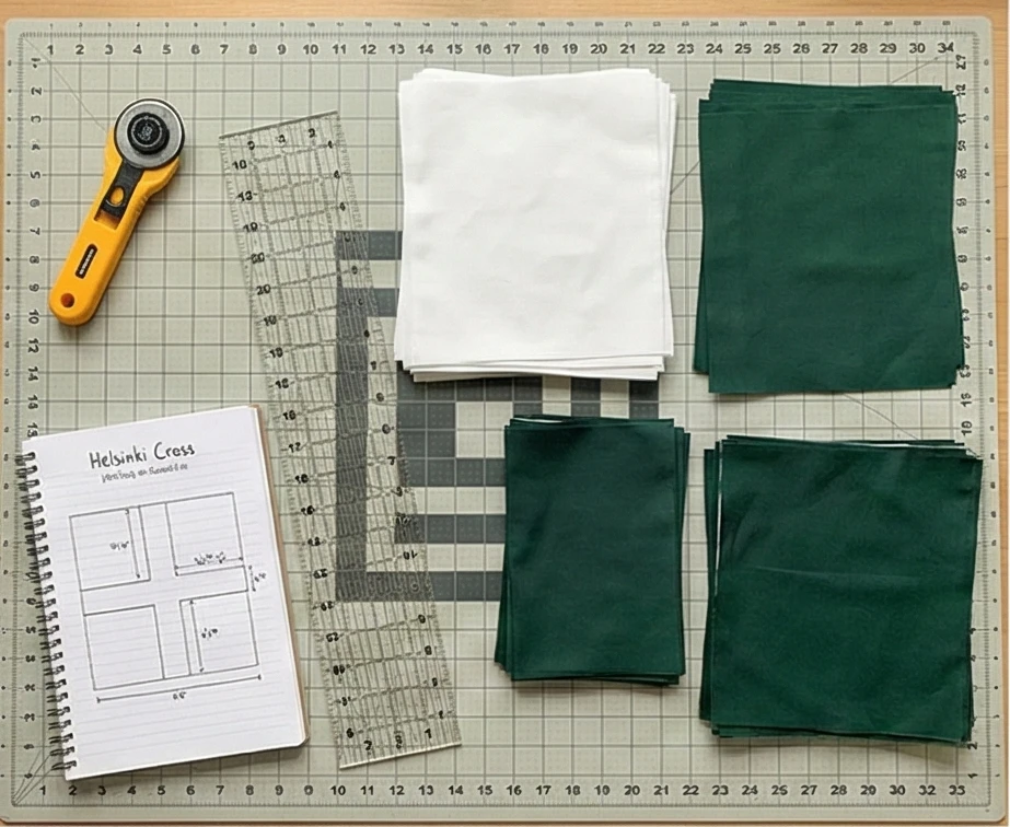 Scandinavian Cross Quilt Designs for Minimalist Bed Covers