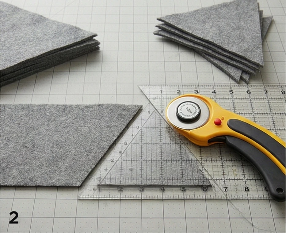 Scandinavian-Inspired Wool Quilts in Soft Neutral Winter Tones